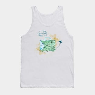 Pack your bags and travel to France Tank Top